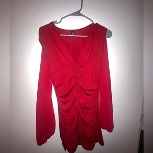 Red mini dress. Never worn. Small.
